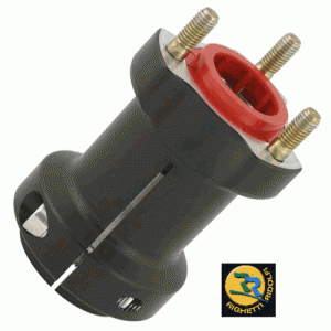 rear hub 40x95mm   colour: black anodized