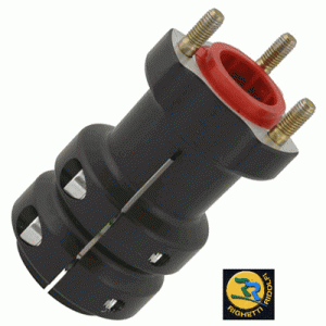 rear hub 40x115mm   colour: black anodized