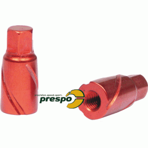 nut for wheels aluminium HQ  red anodized