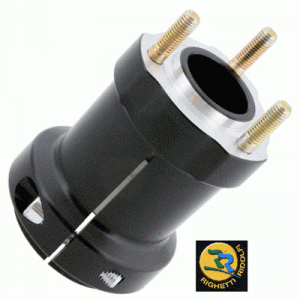 rear hub 50x95mm   colour: black anodized