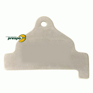 thicknes for brake pad 1mm   (4-piston rear hydraulic caliper)