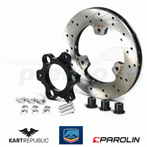 brake disc rear  ''MINI'' KR/FA-KART  model: PAROLIN   cpl