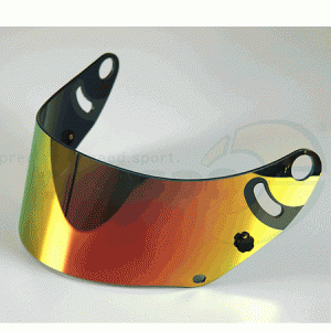 visor for  helmet ARAI      type: CK-6     red mirror effect