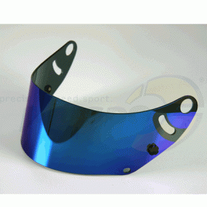visor for  helmet ARAI      type: CK-6     blue mirror effect