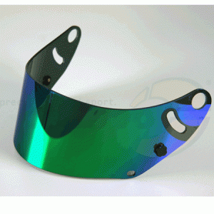 visor for  helmet ARAI      type: CK-6     green mirror effect