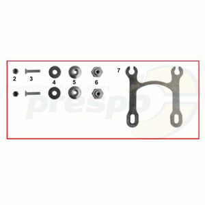 mounting kit for chain guard CRG 2018  MINI