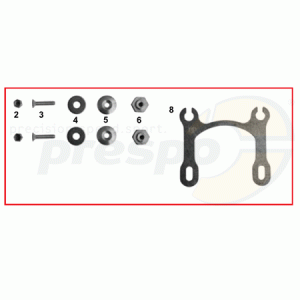 mounting kit for chain guard CRG 2018  standard
