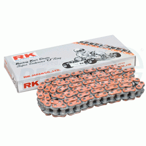 chain RK 219KR o-ring D/D   098 links  orange colour