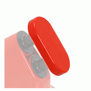 cover for noise filter pipes RR  model: NOX2     color: red
