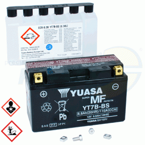 Battery YUASA   YT7B-BS   12 V - 6,5 AH