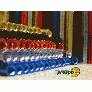 tie rod hexagonal  M 8   gold anodized
