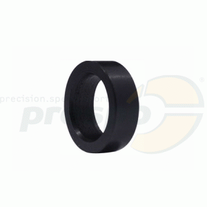 aluminium spindle spacer  17mm  length: 10mm black anodized