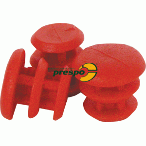 cap for pedal pipe  red  (12mm)