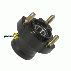 front wheel hub aluminium 50mm   17mm  black anodized