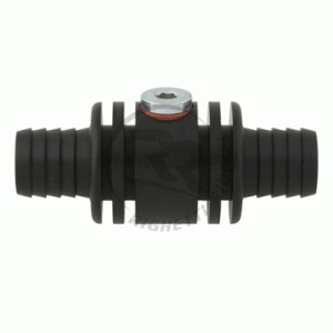 connect for water temperature probe  black anodized