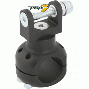 clamp aluminium 32mm for water pump support  black anodized