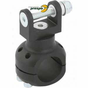 clamp aluminium 30mm for water pump support  black anodized