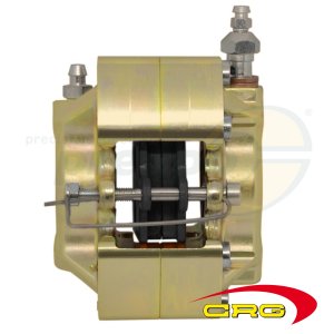 pic 13 brake caliper V09-V11 front left side complete  gold anodized