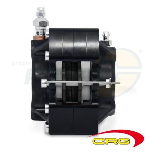 pic 14 brake caliper V09-V11 front right side complete  black anodized