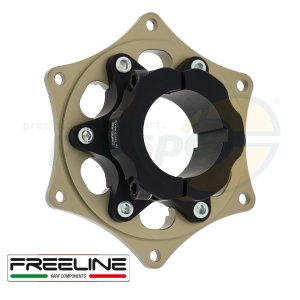 sprocket carrier FREE-LINE  Floating system   50mm   gold/black anodized