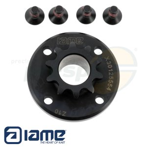 No. 355A Engine sprocket ''Z10'' 10 Teeth IAME - Clutch IAME X30