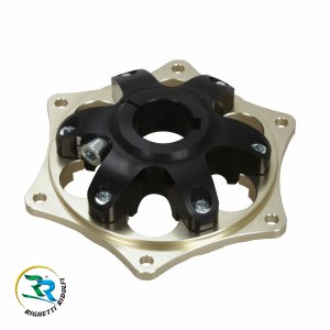 sprocket carrier Floating system   30mm   magnesium/black anodized
