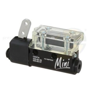 - brake pump RR/MA21 complete included recovery tank black anodized