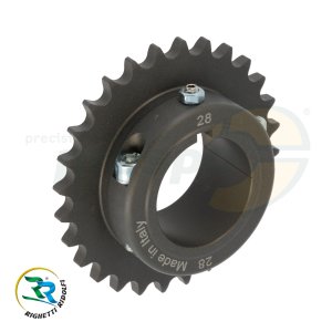 sprocket aluminium-ergal RR-HQ   type 428  � 50 mm   teeth: 28