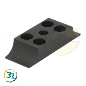 lower bracket engine mount  (short type)   32 x 92mm  black anodized