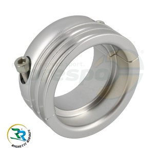 pulley for rear axle 50mm  aluminium silver anodized