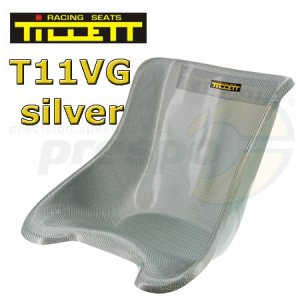 Go Kart Seat Tillett ''T11 VG Silver'' soft Rigidity - TILLETT