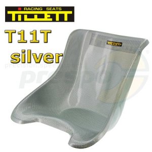 Go Kart Seat Tillett ''T11 T Silver'' medium-soft Rigidity - TILLETT