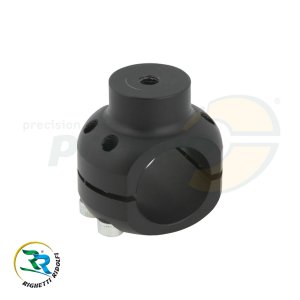 pipe clamp aluminium  28mm  colour: black anodized