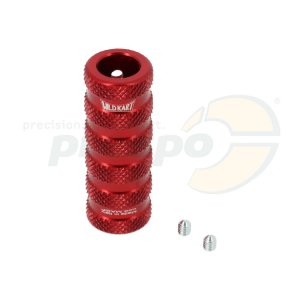 antiskid aluminium for pedal  red anodized