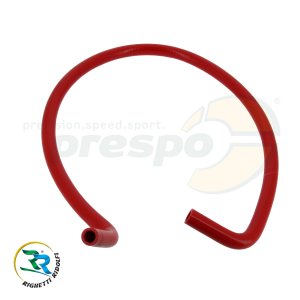 radiator hose SILIKON with dual bend (2x90) red colour
