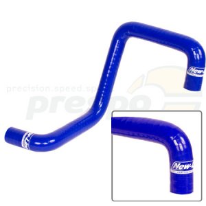 radiator hose SILIKON NEW-LINE with  4 bend's  water pipe/engine blue
