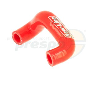 pic 15 water pipe cylinder/crank case TM KZ - NEW-LINE - color: red