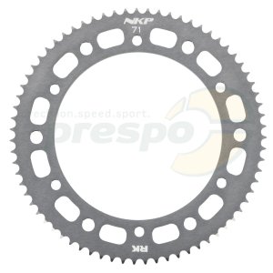 sprocket aluminium HQ   type 219    teeth: 71      silver anodized