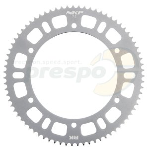 sprocket aluminium HQ   type 219   teeth: 75       silver anodized