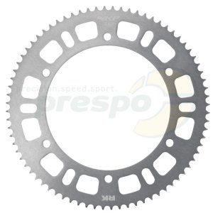 sprocket aluminium HQ   type 219   teeth: 76       silver anodized