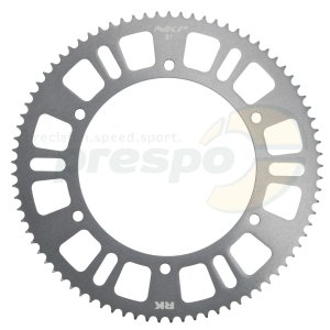 sprocket aluminium HQ   type 219   teeth: 81      silver anodized
