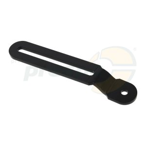 support bar for exhaust holder  black anodized