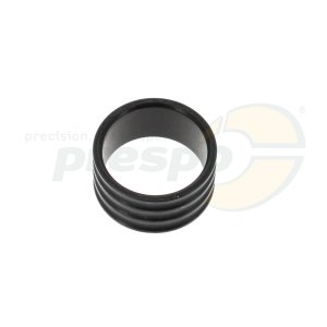 aluminium spindle spacer   25mm  length: 15mm  black colour