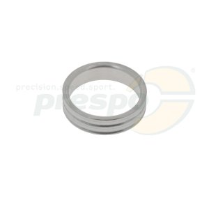 aluminium spindle spacer   25mm  length: 8mm  silver colour
