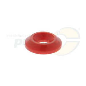 countersunk washer for screws M5   17x5mm  colour: red