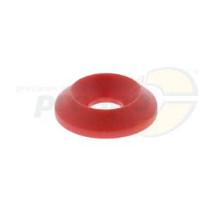 countersunk washer for screws M6   17x6mm  colour: red