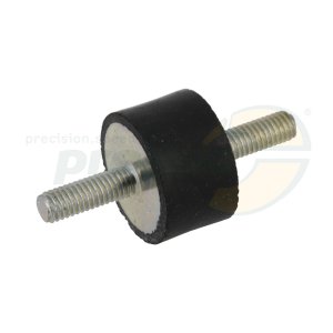 rubber buffer 2 x M6x25mm  H: 15mm