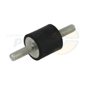 rubber buffer 2 x M6x20mm  H: 20mm