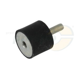 rubber buffer 1 x M6x25mm  H: 20mm
