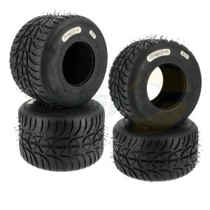 -set of tires  Komet K3W   dimension: 4.20/6.00-5   (wet)